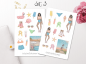 Preview: Girls Summer Sticker Set